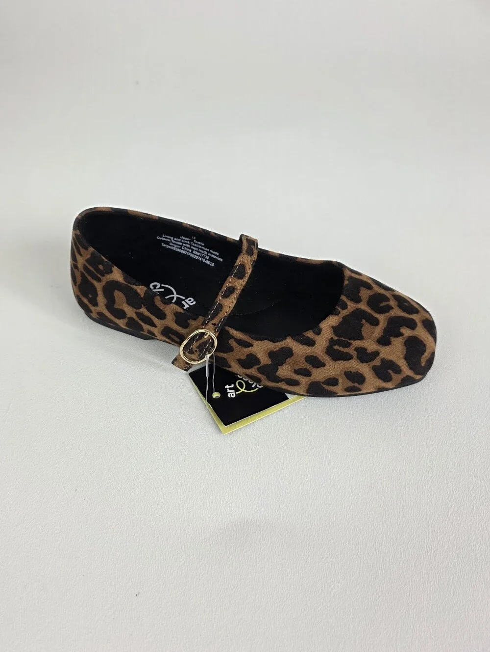 Girls' Leopard Mary Jane Flats in Brown and Black!